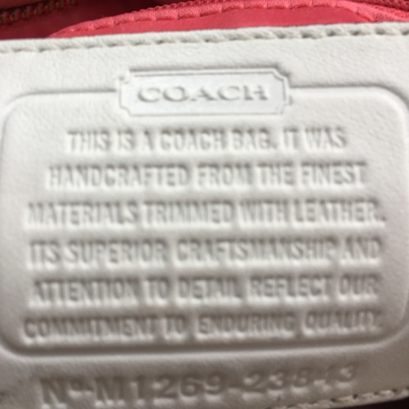 Coach Multicolor sequin pink/purple/white handbag - Picture 6 of 14